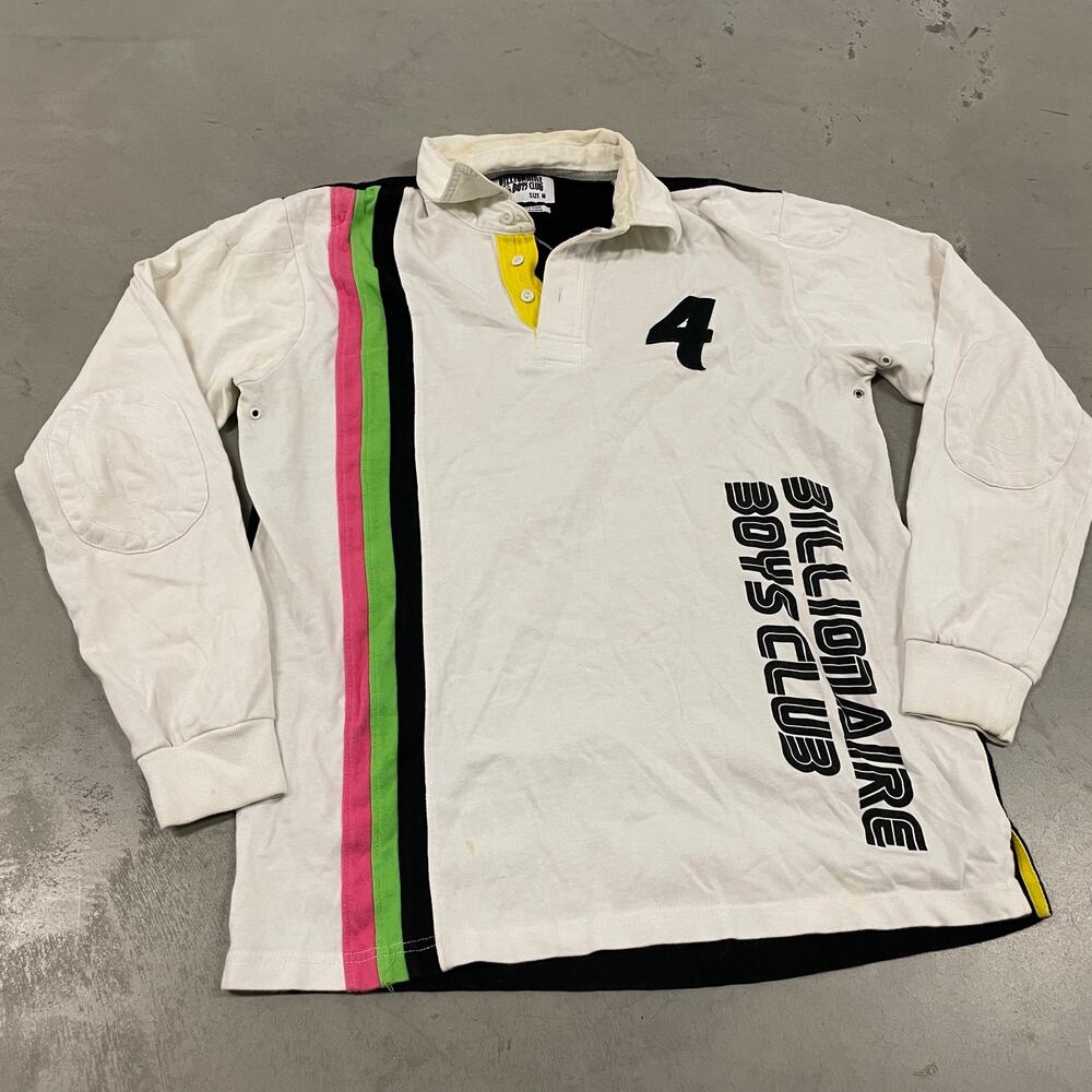 Y2K billionaire boys club rugby polo t-shirt